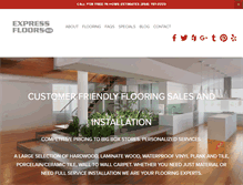 Tablet Screenshot of expressfloorstogo.com